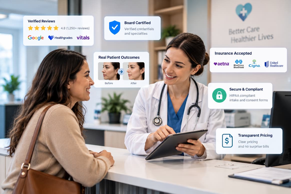 Healthcare team collaborating on digital patient journey