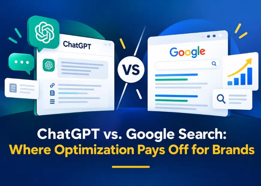 ChatGPT vs. Google Search: Where Optimization Pays Off for Brands
