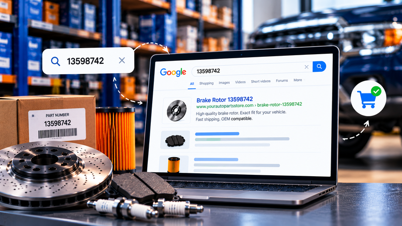 Found by part number